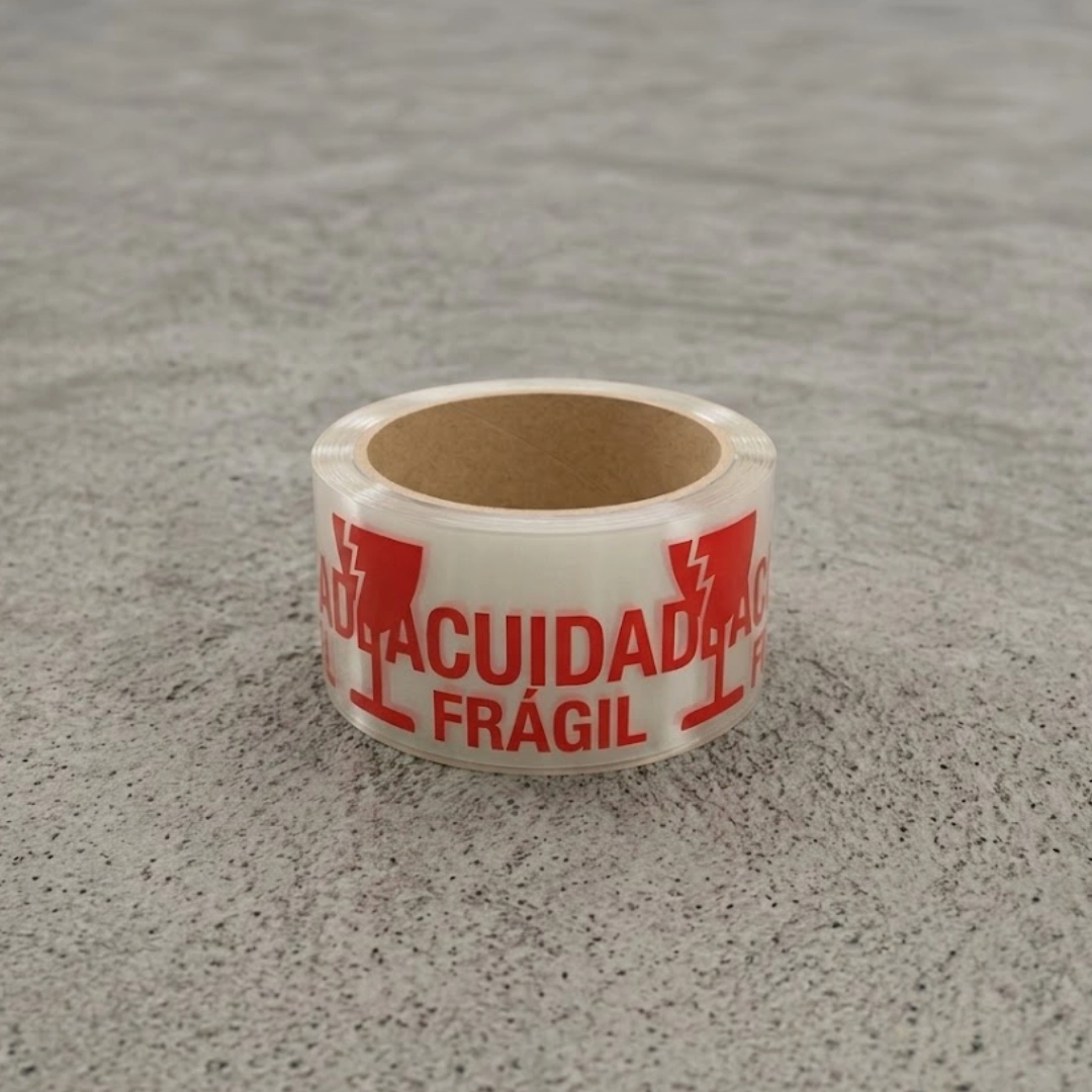 fita acrilica cuidado fragil